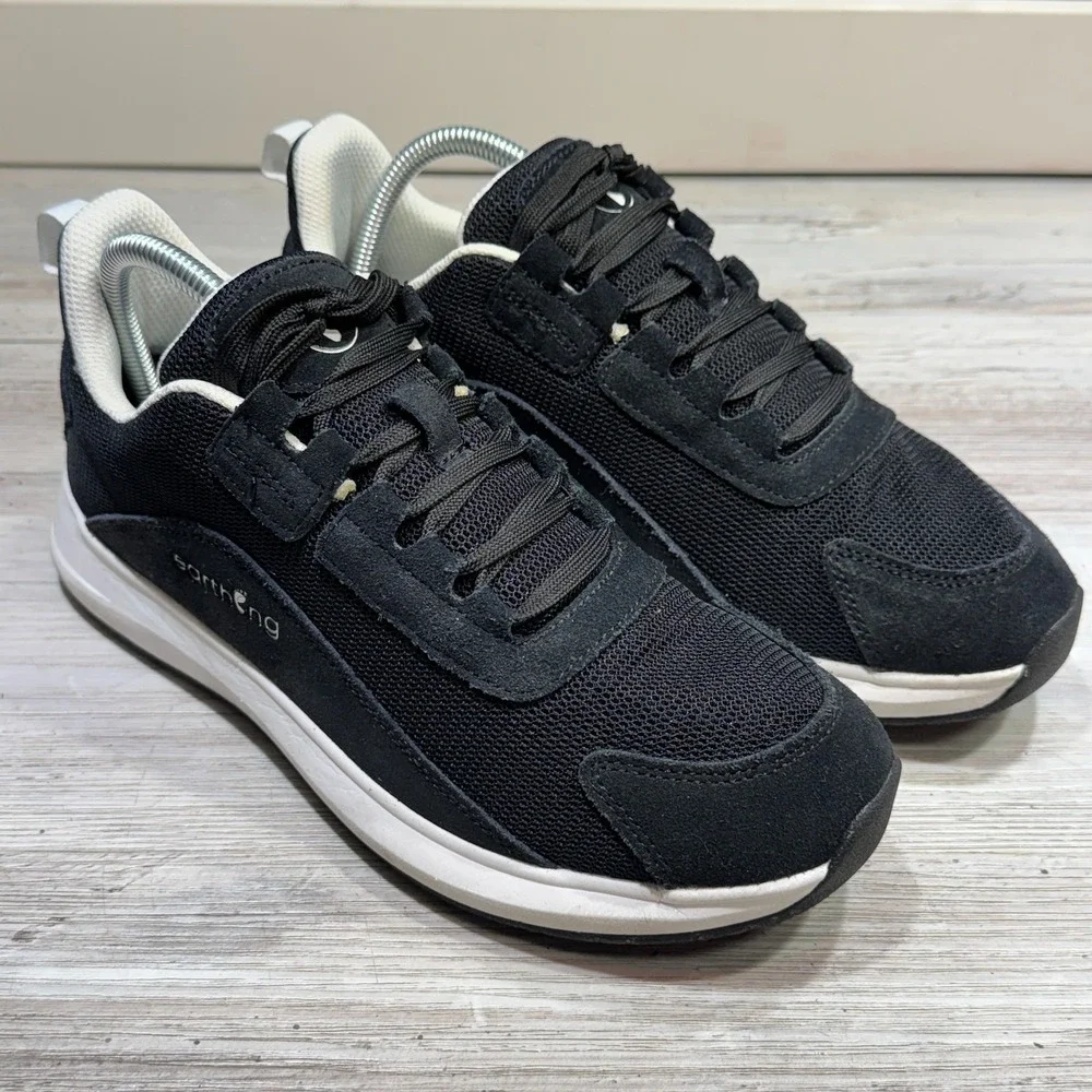 Earthing Sedona Shoes Mens Size 9 Black Athletic Cushioned Sneakers 9MESDNB1‎